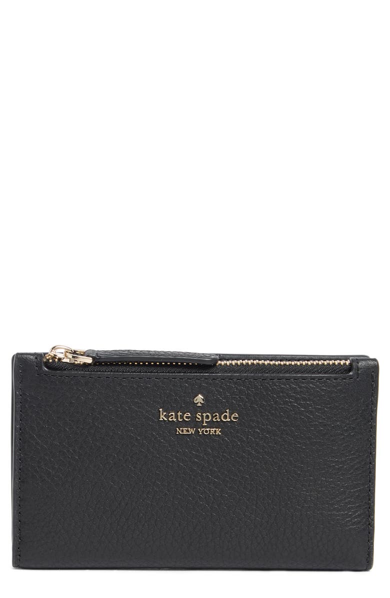 Kate Spade New York jackson bifold wallet, Main, color, Black