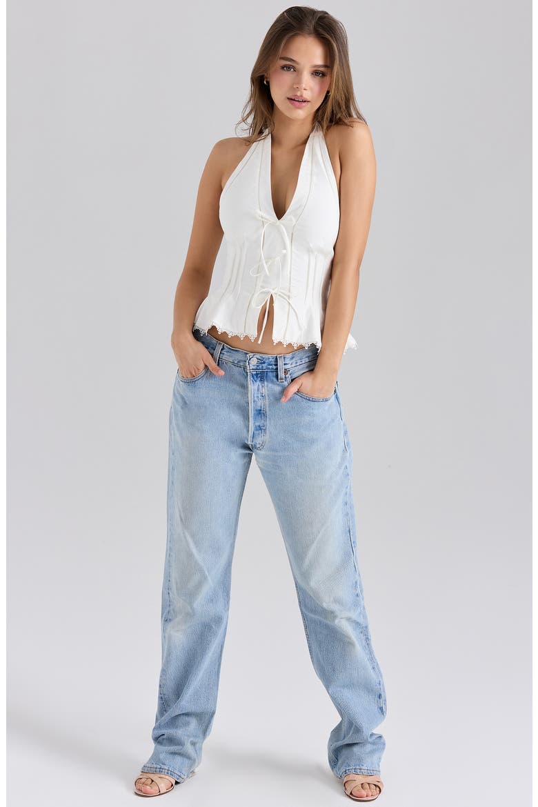 Elana Halter Top, Alternate, color, WHITE
