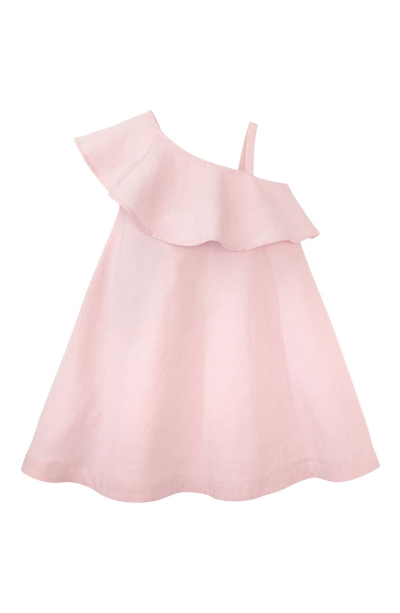 Hope & Henry Girls' One Shoulder Flounce Dress, Kids, Main, color, 