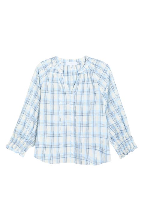 Marza Plaid Top