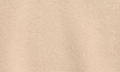 Nordstrom Velour Sweatshirt & Joggers Set In Beige Hummus