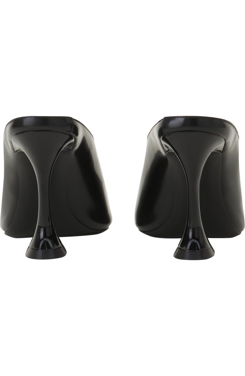 Lanvin Midnight Step Mule In Patent Leather, Alternate, color, Noir