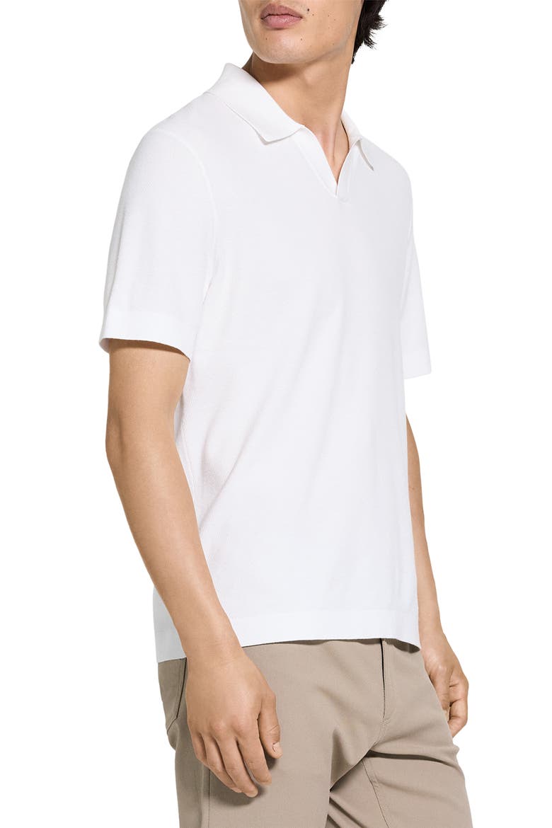 Brenan Johnny Collar Polo, Alternate, color, WHITE