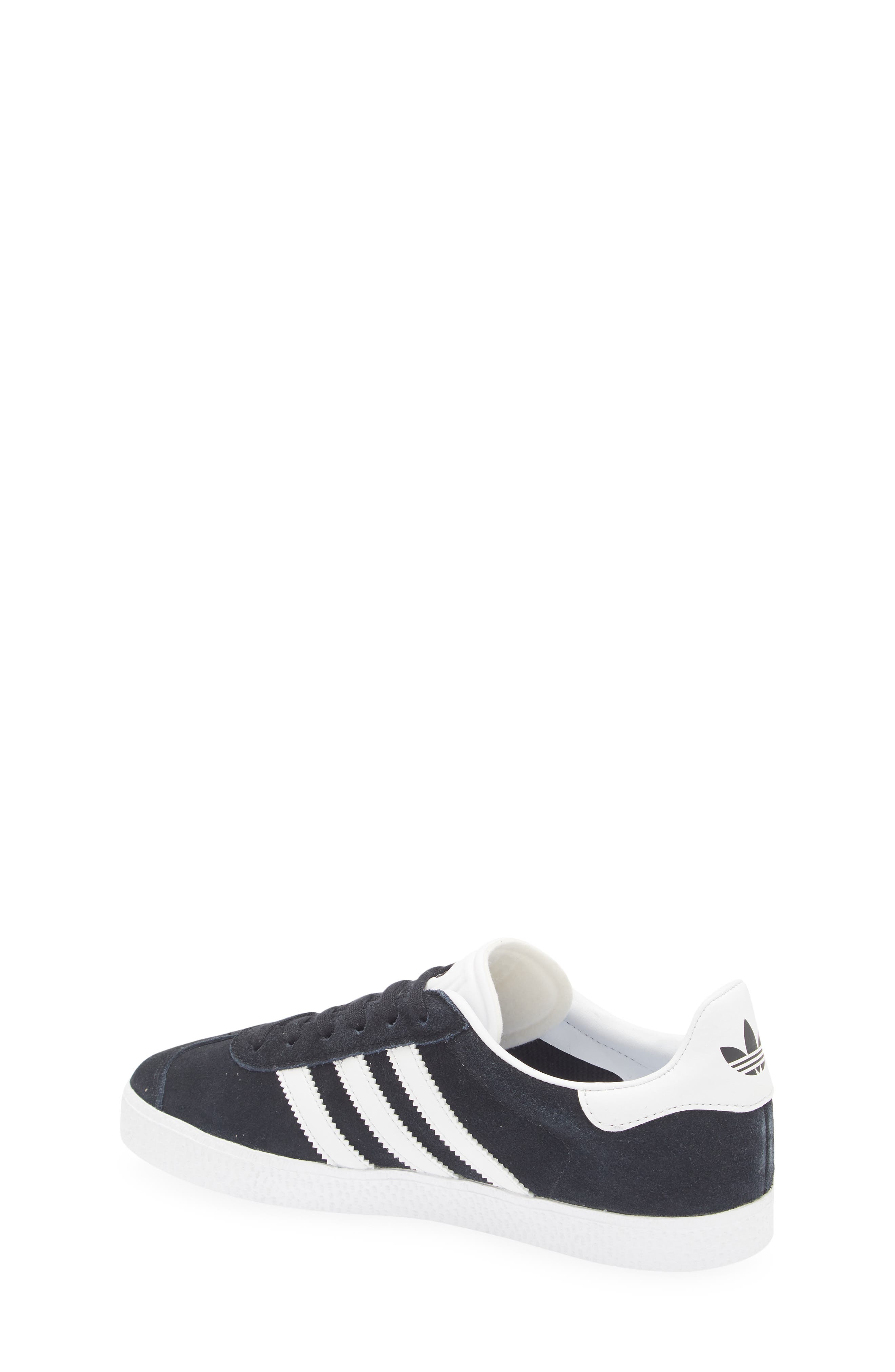 adidas Kids' Gazelle Low Top Sneaker, Alternate, color, Black/ Green/ Pink