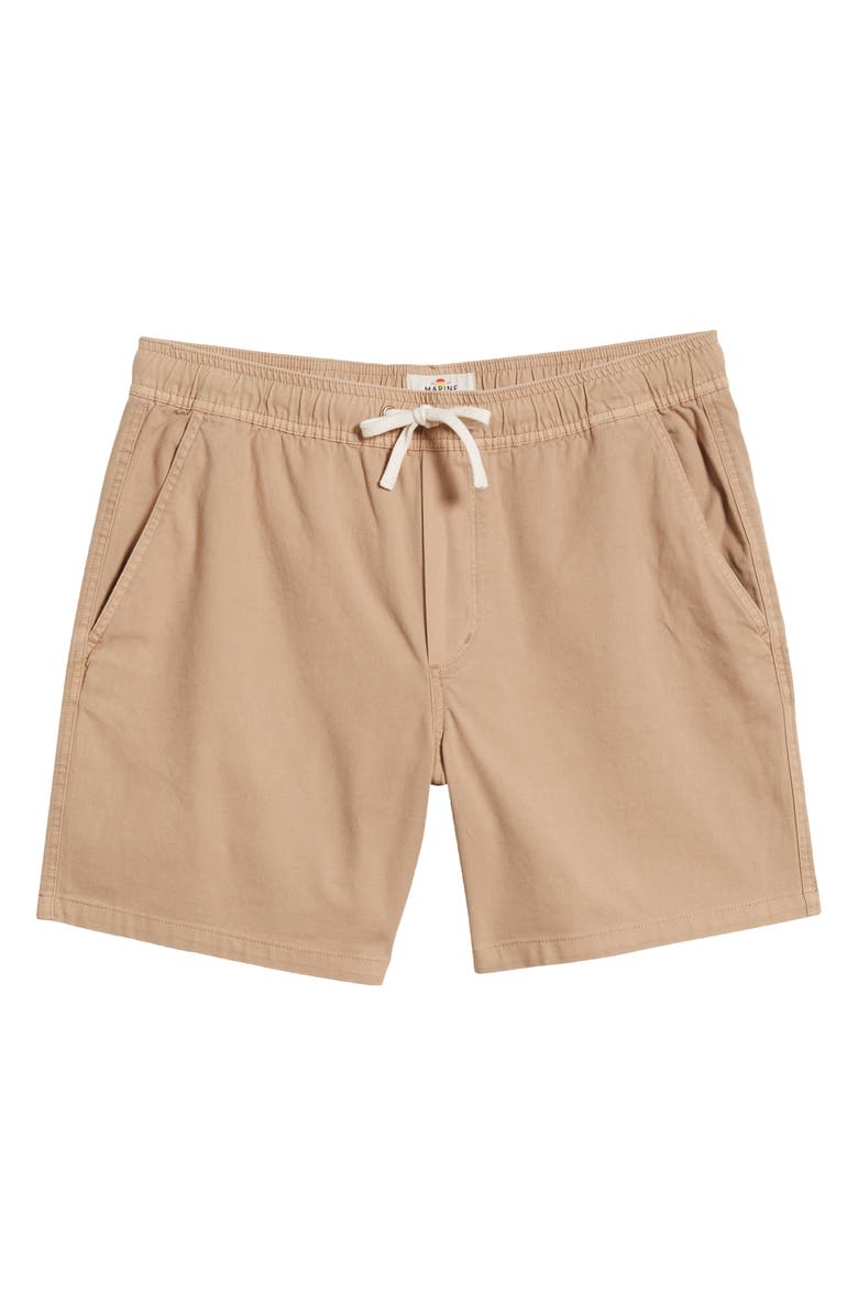 Marine Layer Saturday Elastic Waist Canvas Shorts, Alternate, color, 