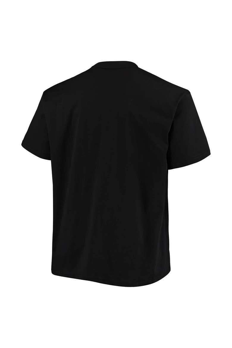 Men's Fanatics Branded Black Los Angeles Chargers Big & Tall Color Pop T-Shirt, Alternate, color, Black