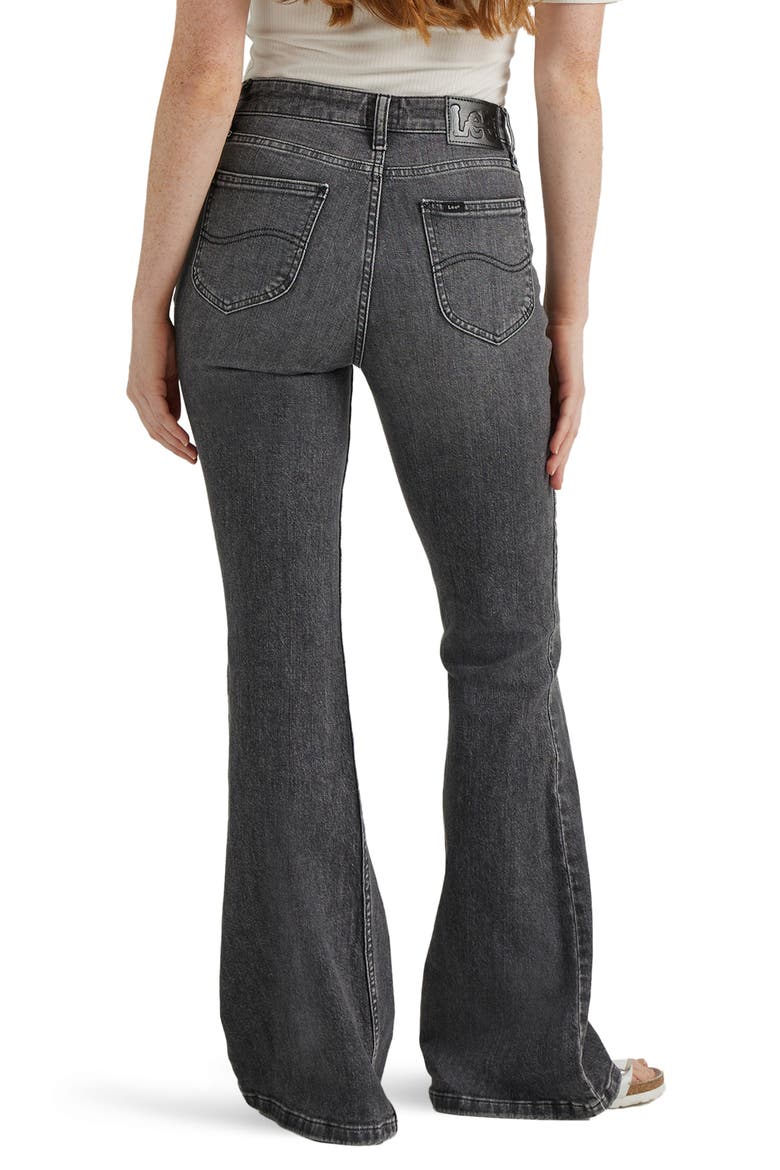 High Waist Flare Leg Jeans, Alternate, color, ONE DARK NIGHT