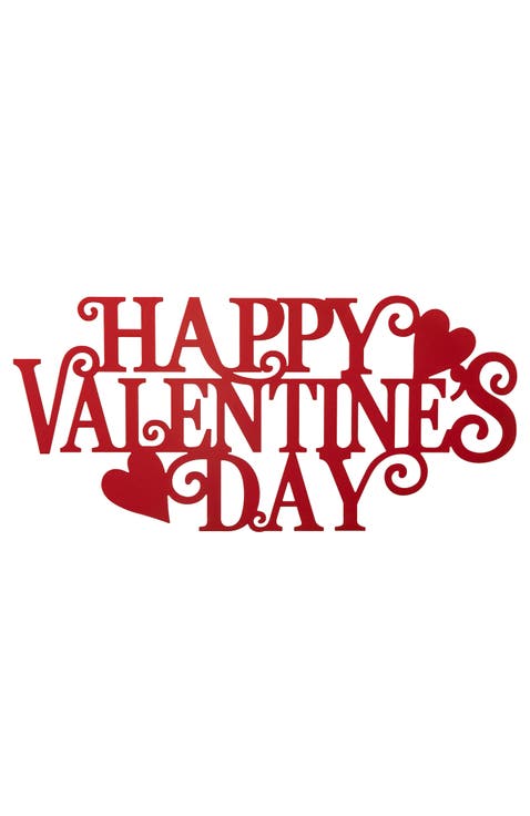 Metal HAPPY VALENTINE
S DAY Wall Decor