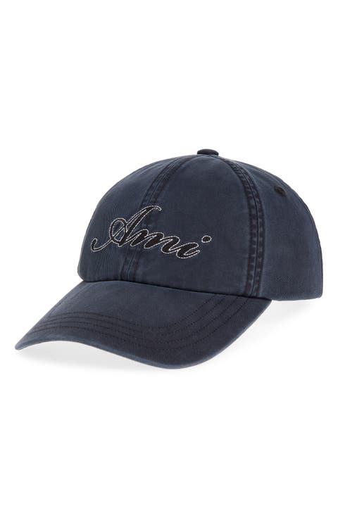Logo Embroidered Washed Cotton Baseball Cap
