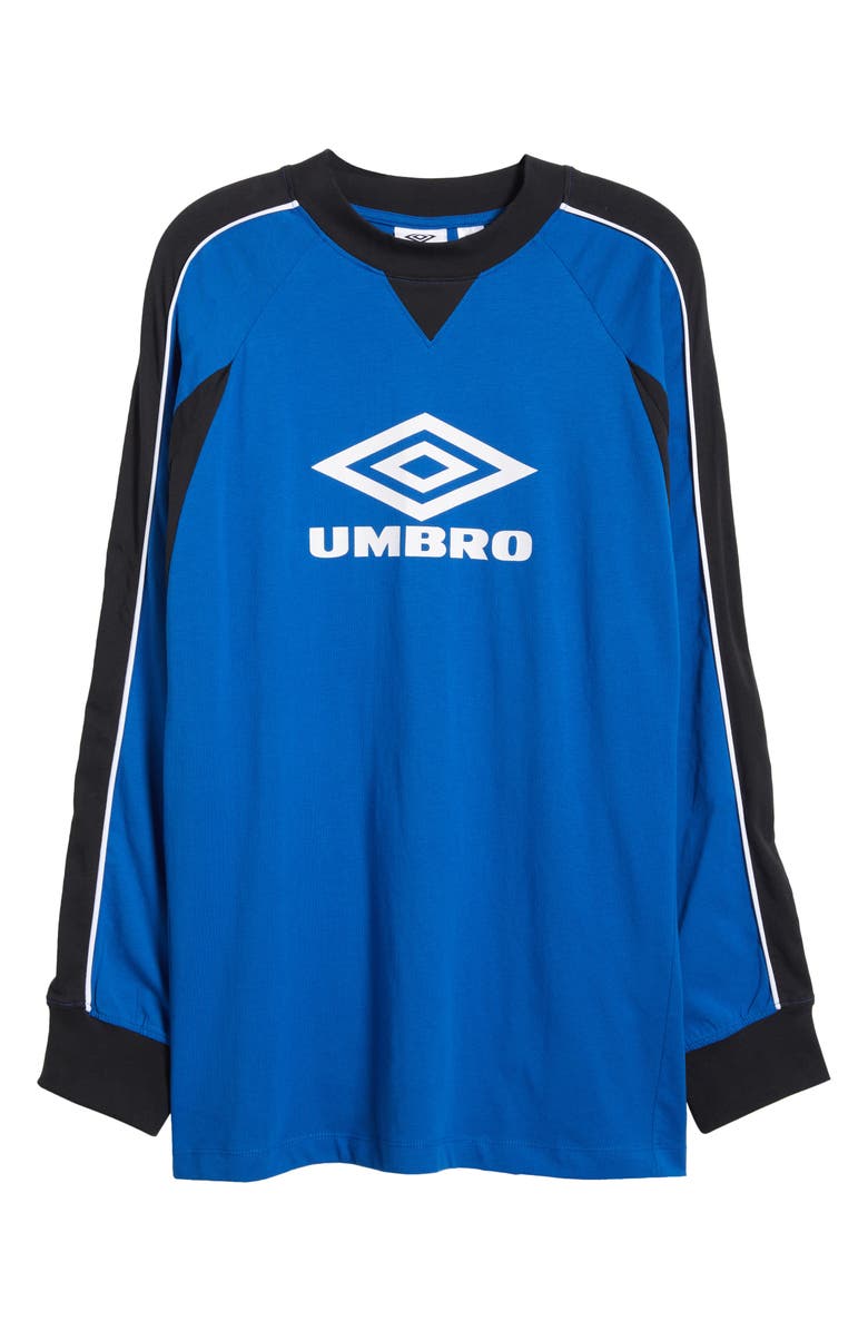 Umbro Paneled Long Sleeve Logo Graphic T-Shirt, Alternate, color, 