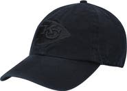 '47 Men's '47 Black Kansas City Chiefs Team Tonal Clean Up Adjustable Hat