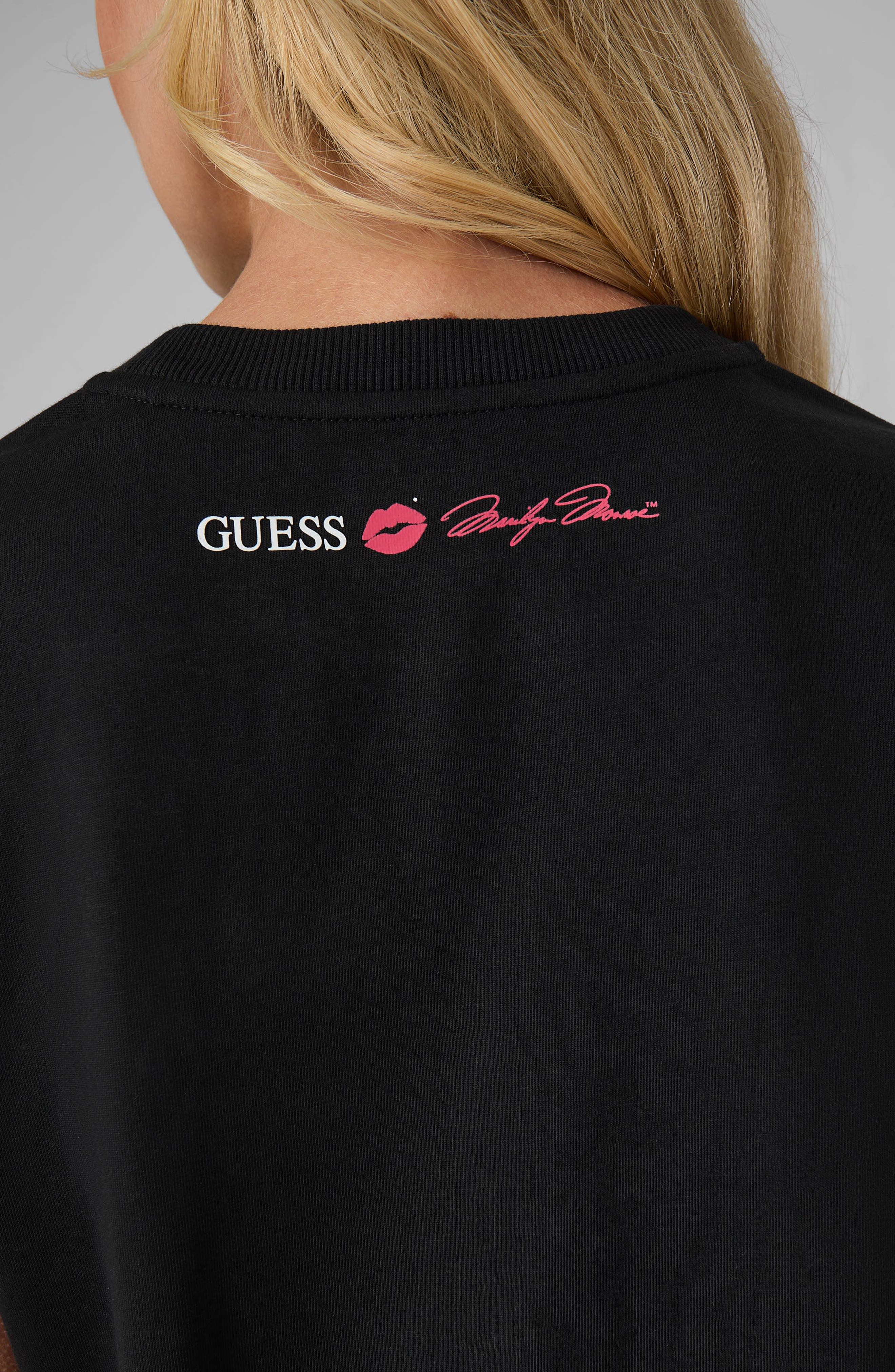 GUESS x Marilyn Monroe Embellished Slogan Graphic Tee (Women) | Nordstrom