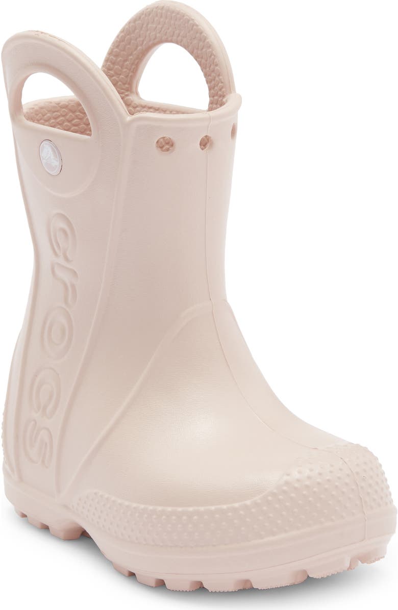 CROCS Kids' Handle It Rain Boot, Main, color, Quartz