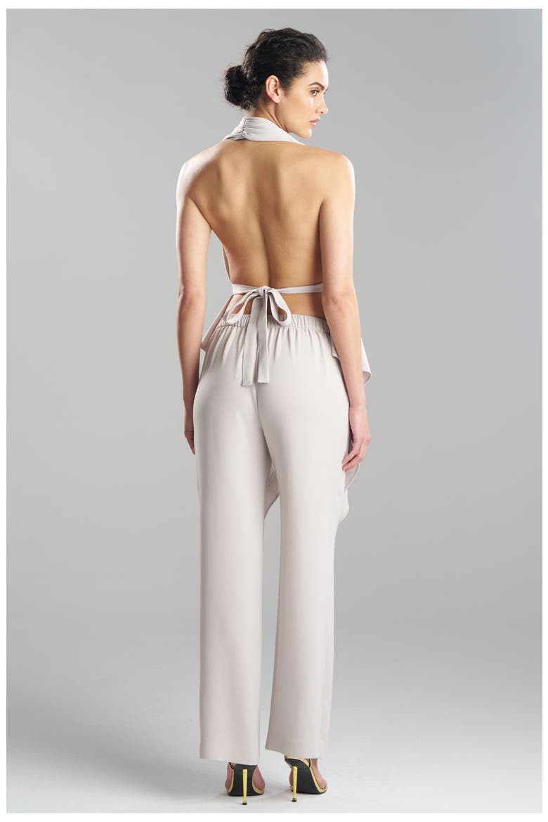 Stretch Crepe Neck Wrap, Alternate, color, Pearl