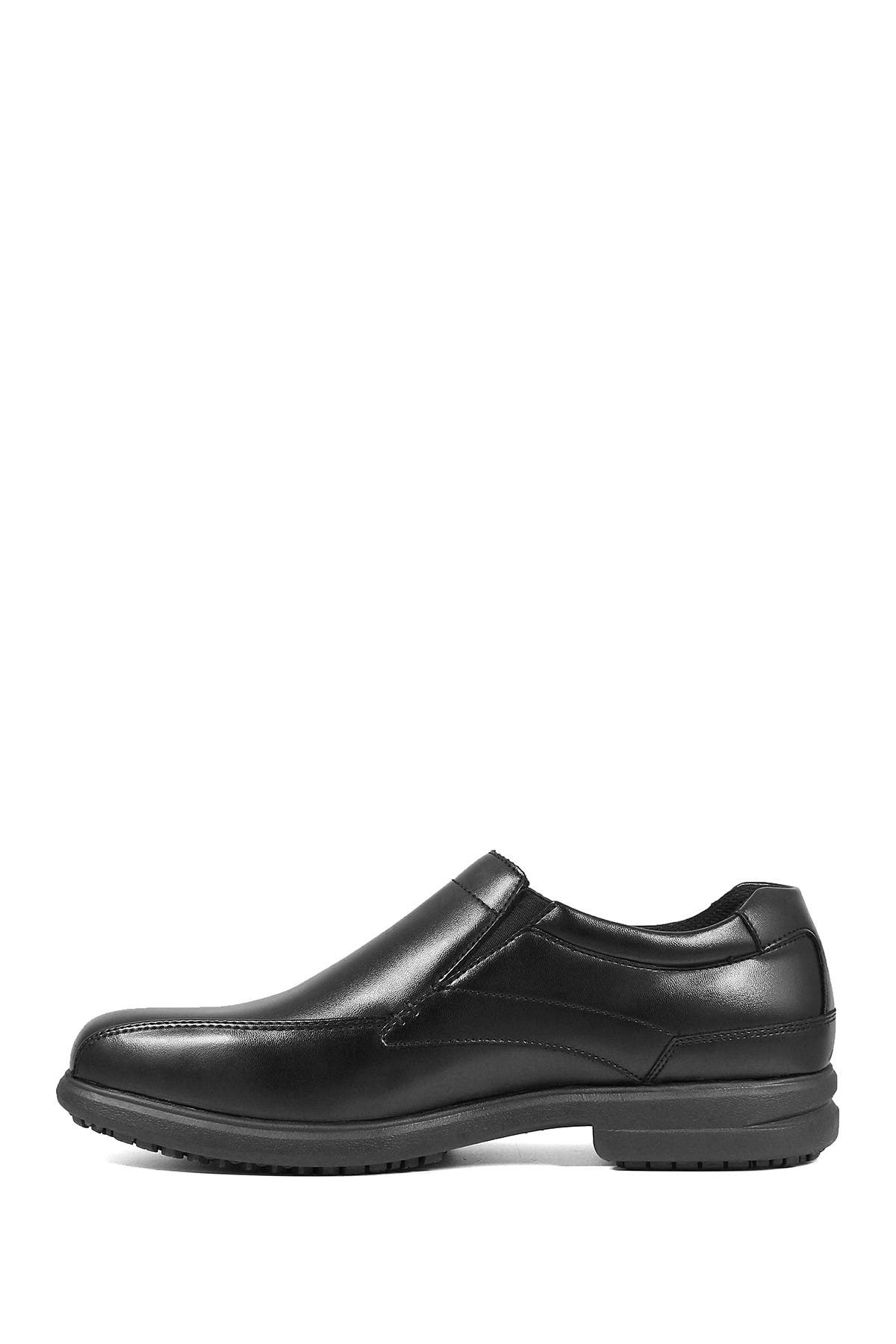 NUNN BUSH Sanford Slip-Resistant Slip-On Work Loafer - Wide Width Available, Alternate, color, Black