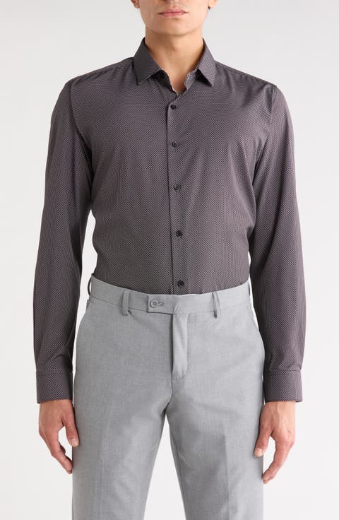 Slim Fit Performance 4-Way Stretch Dress Shirt