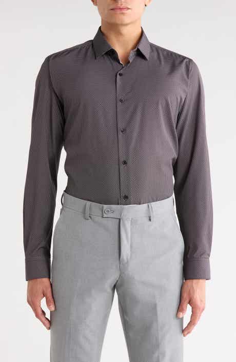 DYLAN PARK Slim Fit Performance 4-Way Stretch Dress Shirt