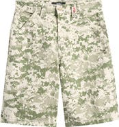 Vans Pixel Camo Cotton Canvas Shorts