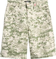 Vans Pixel Camo Cotton Canvas Shorts
