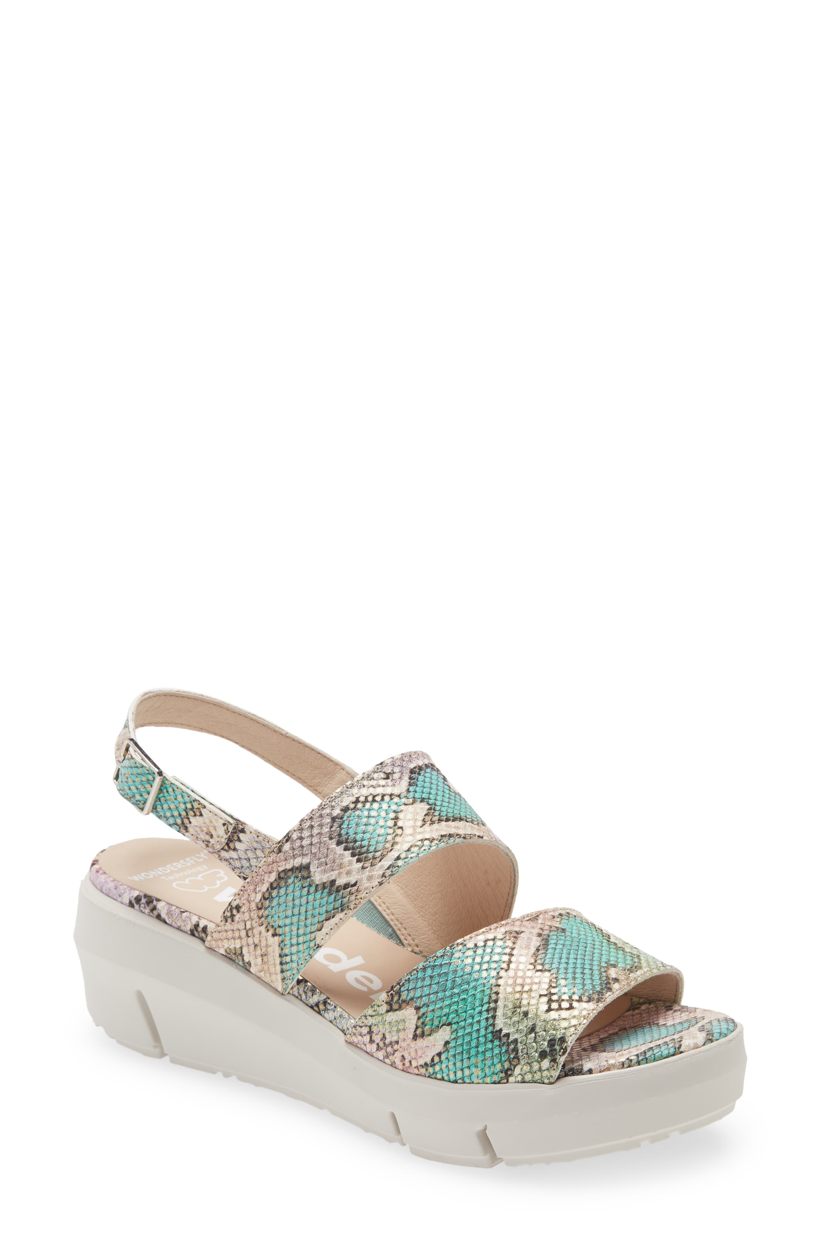 D-8211 Platform Sandal, Main, color, MEXICO AKUA