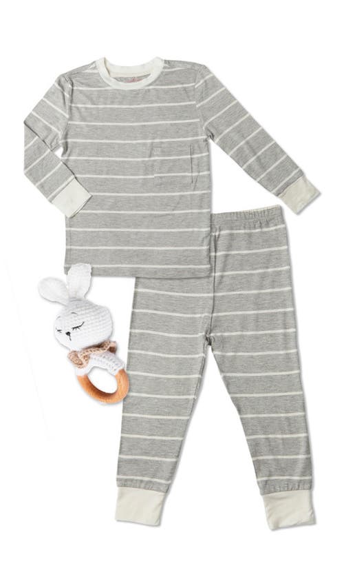 Everly Grey Emerson Fitted Long Sleeve 2-piece Pajamas