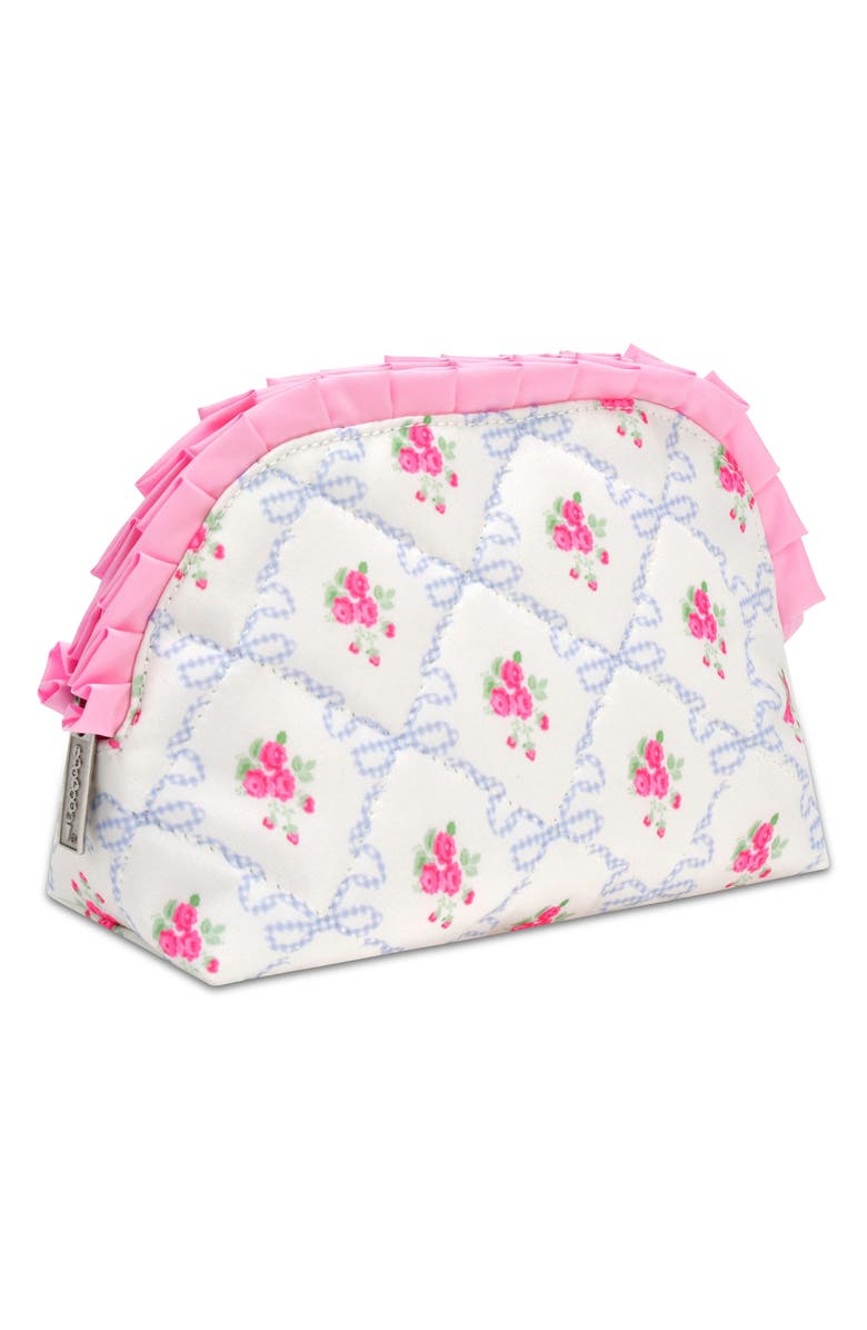 Iscream Kids' Ditsy Cosmetic Bag, Alternate, color, White Multi