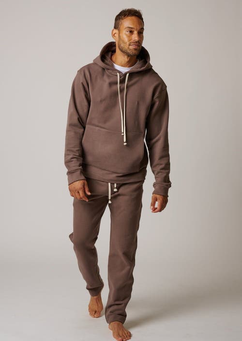 Leisure Lab Zen Hoodie In Cacao