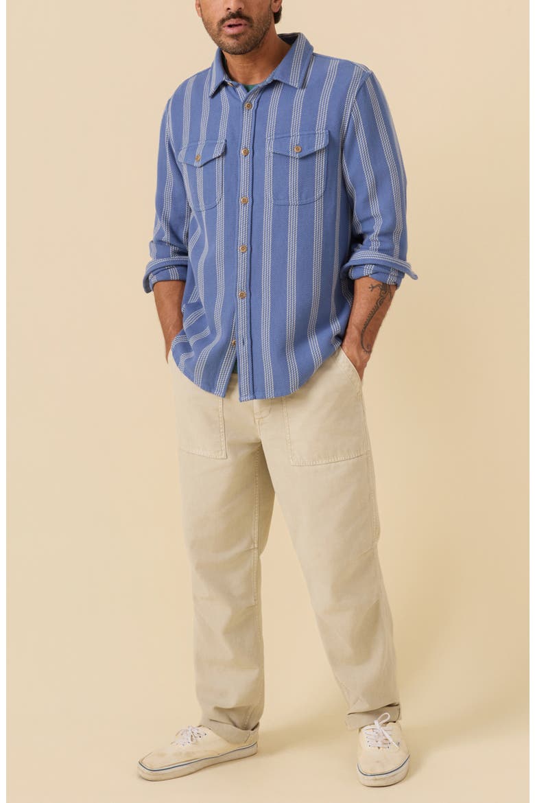 Blanket Shirt, Alternate, color, SOLIMAR BLUE SKYLINE STRIPE