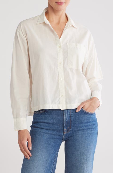 Light Cotton Button-Up Shirt