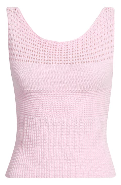 Brielle Open Knit Tank Top