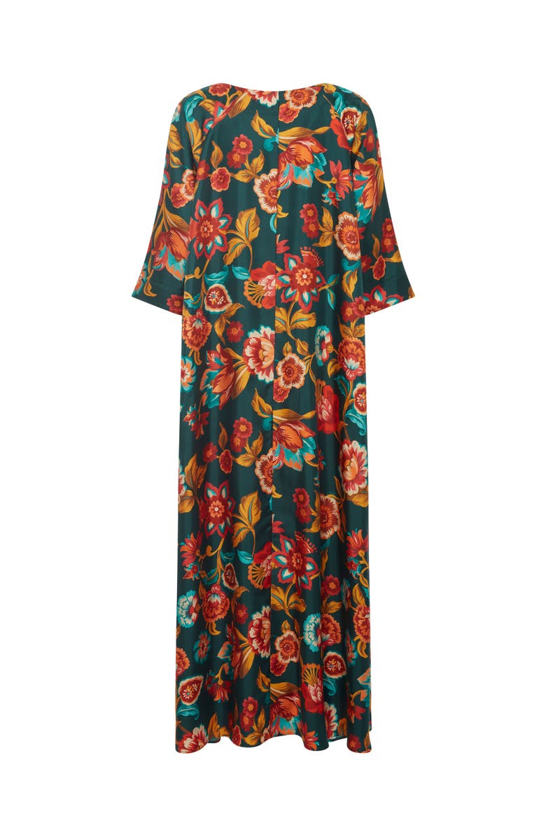 La DoubleJ Muumuu Dress Round Neck Hottie Emerald, Alternate, color, Hottie Emerald