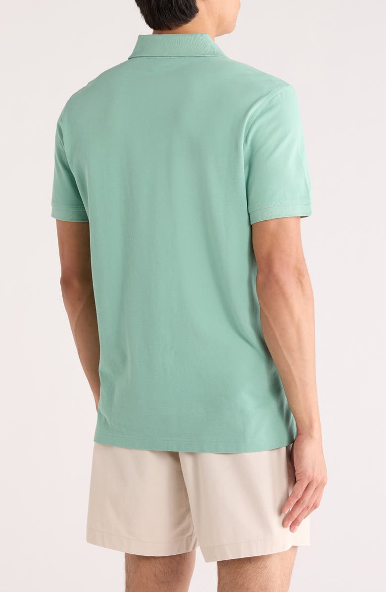 Brooks Brothers Slim Fit Solid Cotton Piqué Polo, Alternate, color, Green