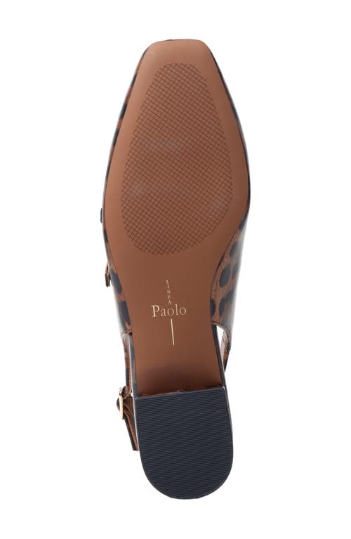 Linea Paolo Cassianx Slingback Mary Jane Pump In Brown