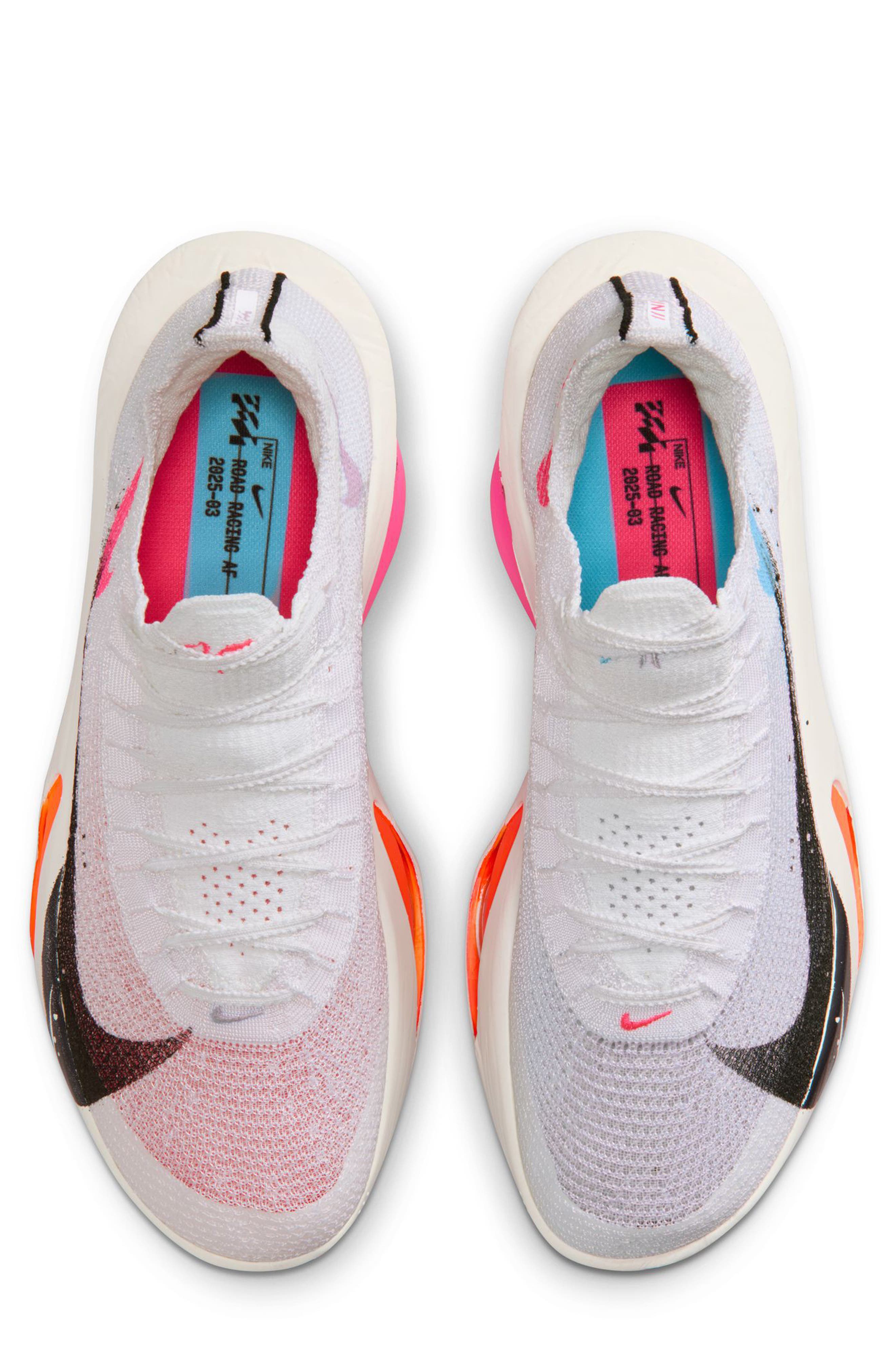 Nike Alphafly 3 Racing Shoe, Alternate, color, White/ Black/ Soft Pearl