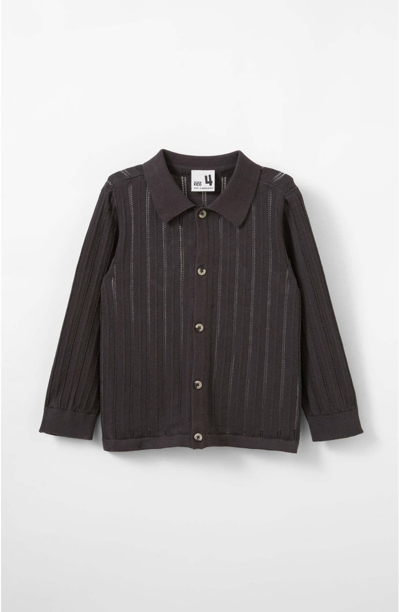 Cotton On Kids Kid's Cabana Knitted Long Sleeve Shirt, Main, color, 