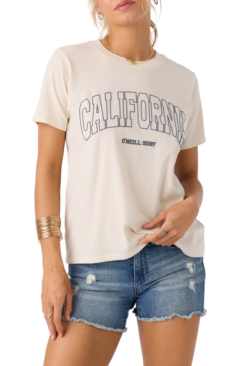 O'Neill Coastal Cali Cotton Graphic T-Shirt, Main, color, 
