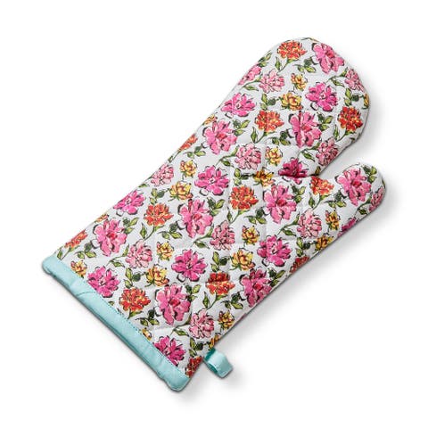 In Bloom Oven Mitt Multi Cotton Spring