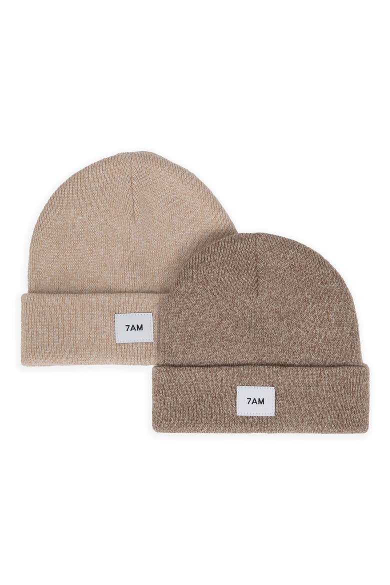 Kids' Heather Beanie, Alternate, color, ASH OAK
