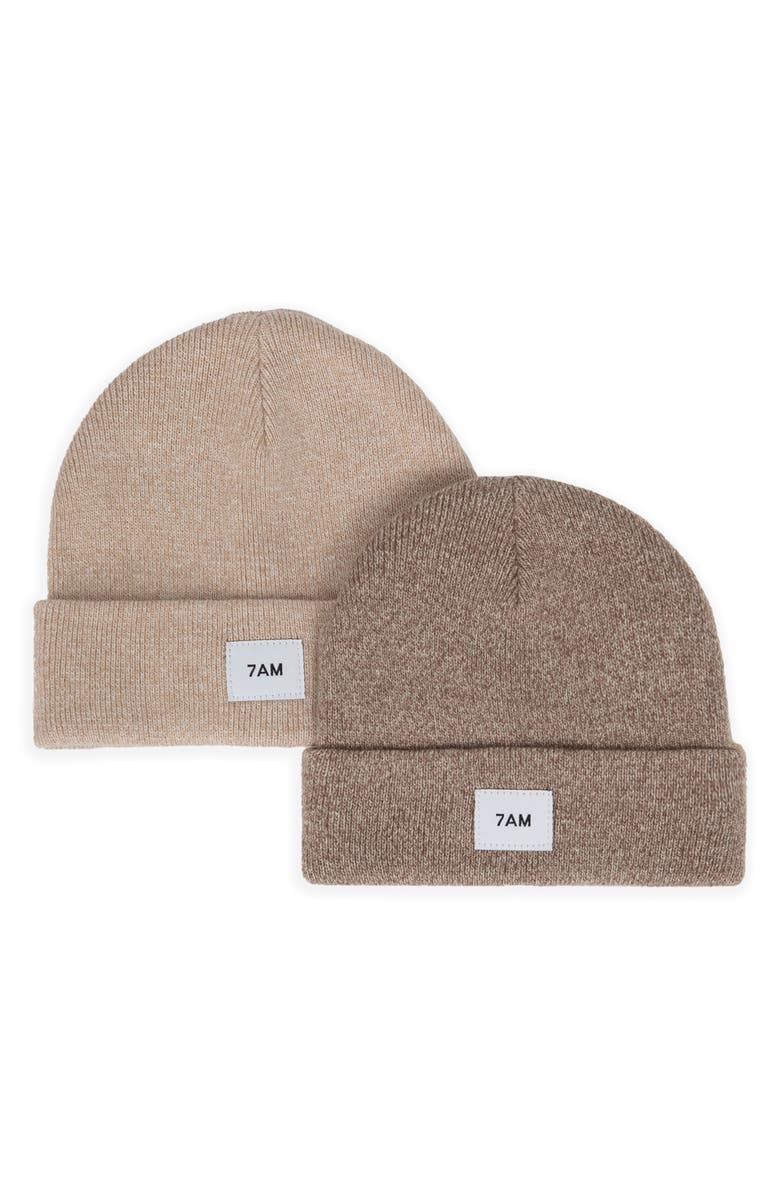 7 A.M. Enfant Kids' Heather Beanie, Alternate, color, Ash Oak