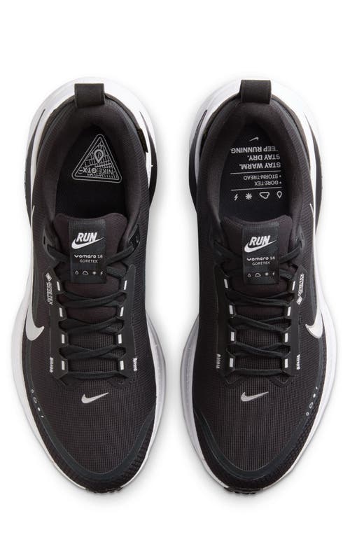 Nike Vomero 18 Gtx Gore-tex® Waterproof Running Shoe In Black