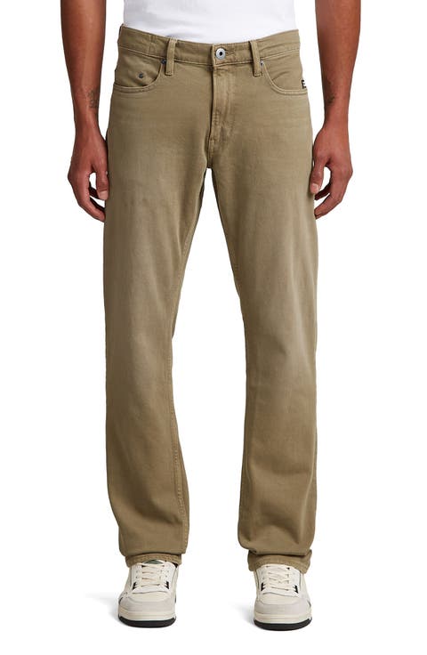 Mosa Straight Leg Flat Front Chinos