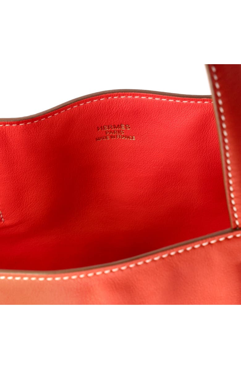 Pre-Owned Hermes Double Sens Tote Veau Sikkim 28, Alternate, color, Sanguine/Rose Lipstick