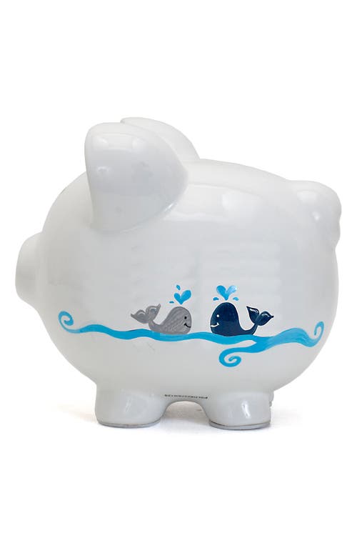 Child To Cherish Noah's Ark Ceramic Piggy Bank In White