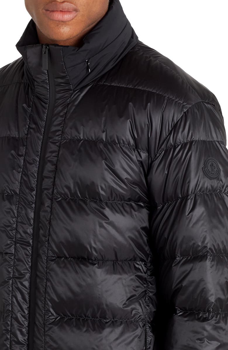 Moncler Peyre Back Logo Water Resistant Down Puffer Coat, Alternate, color, 