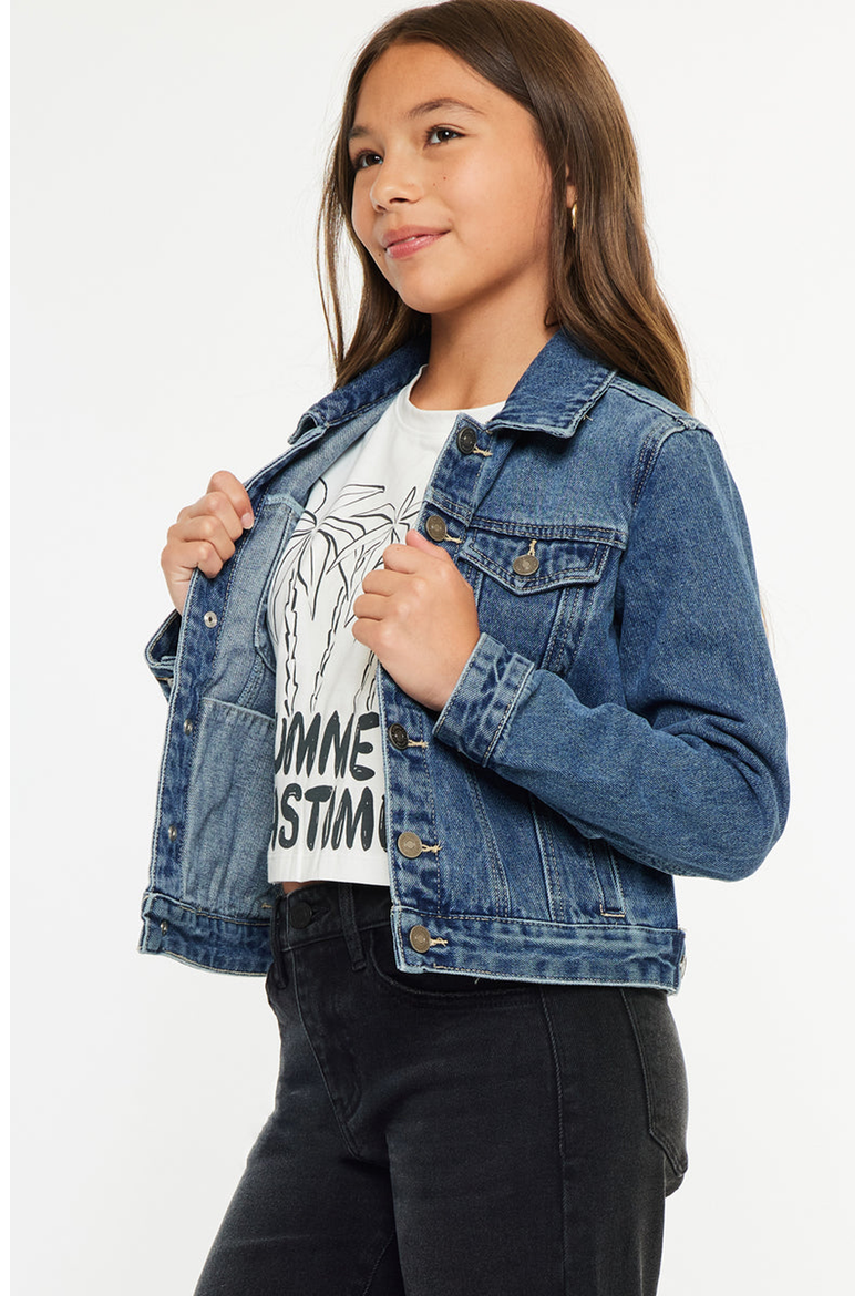 Jen Denim Jacket, Alternate, color, Dark Wash