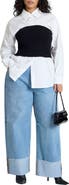 ELOQUII Cuff Jean