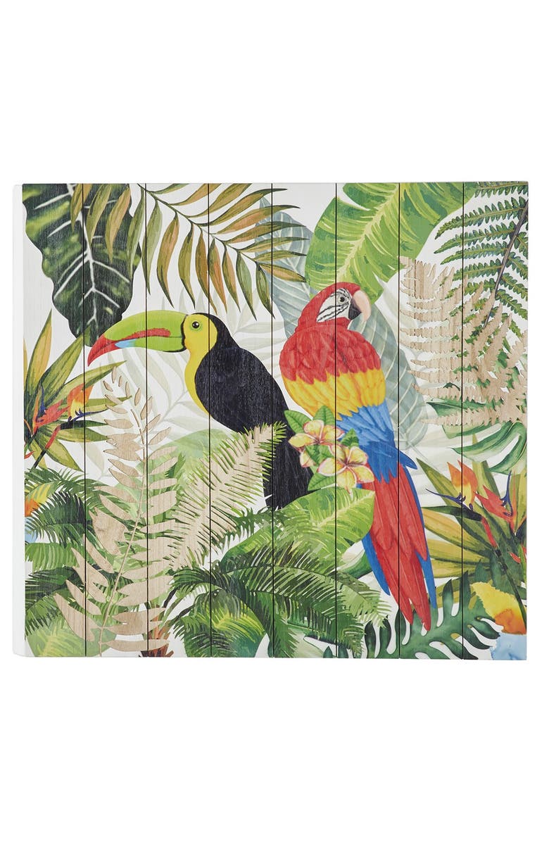 WILLOW ROW SQUARE MULTI COLORED PARROTS I, Alternate, color, 