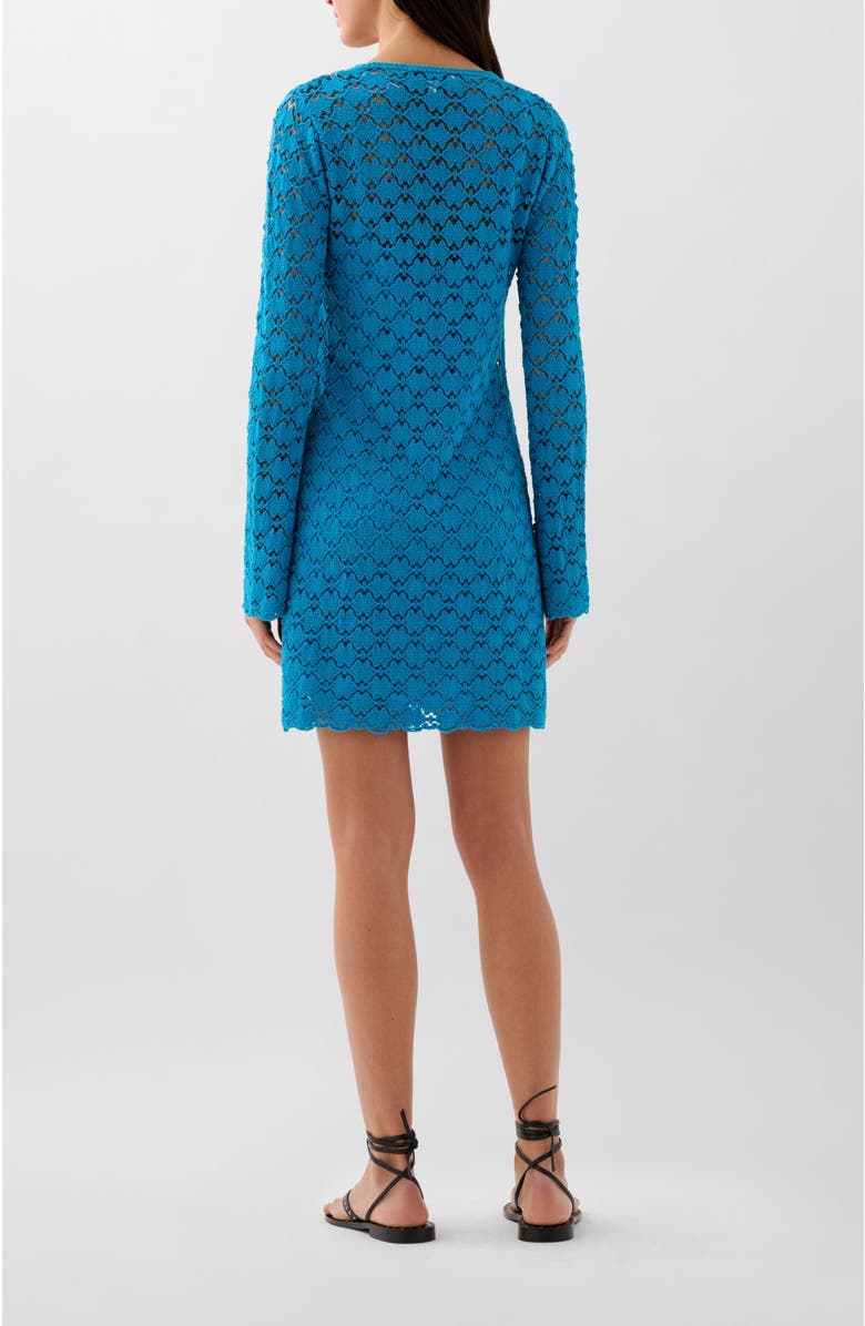 Scalpers Star Guipour Dress, Alternate, color, Turquoise