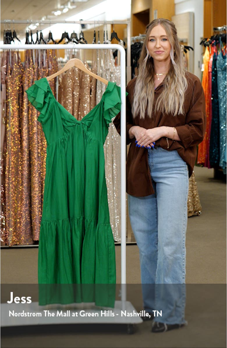 Ruffle A-Line Dress, sales video thumbnail