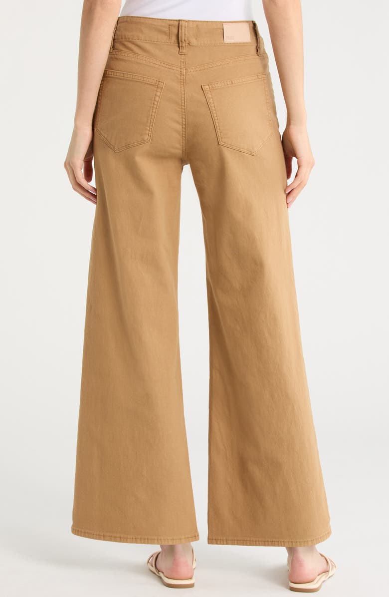 PAIGE Ari Drawstring High Waist Wide Leg Pants, Alternate, color, Vintage Sunflower